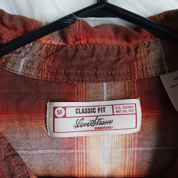 Levi's Men's shirt button down XL, short sleeve, casual - Picture 3 of 4